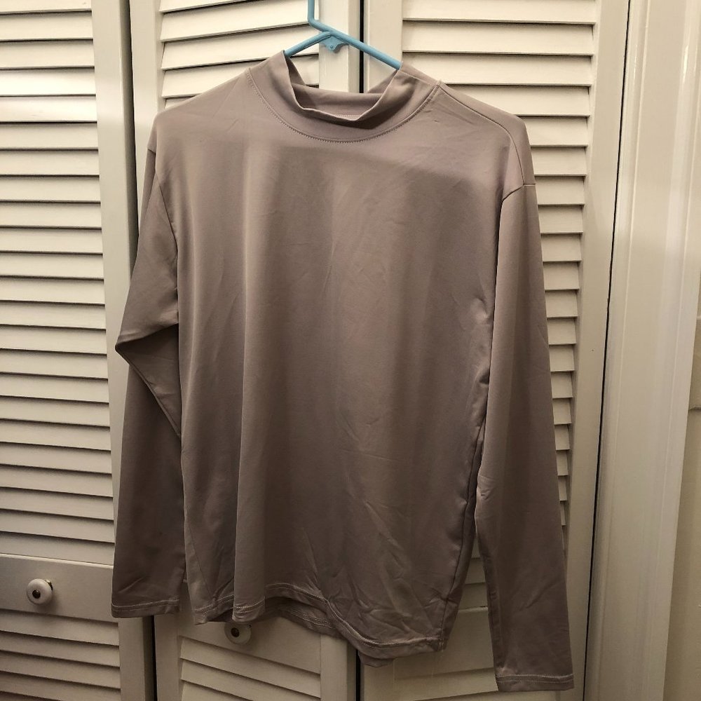 Sun Protection Zone men beige gray protecting TS, L